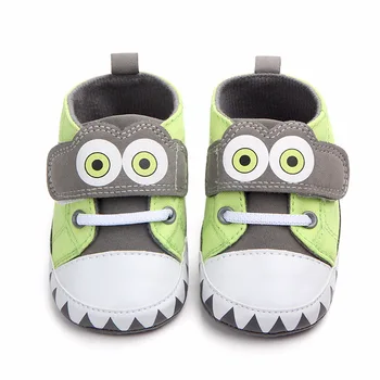 

Big eye style newborn baby shoes soft sole toddler boys and girls sneaker 2019 fashion first walker boot indoor shoes 0-18M