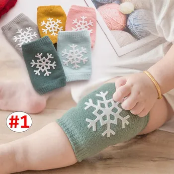 

Baby Star Snowflake Kneepads 0-2T Toddler Girl Boy non-slip warm legwarmer Newborn Protective Socks 13Styles