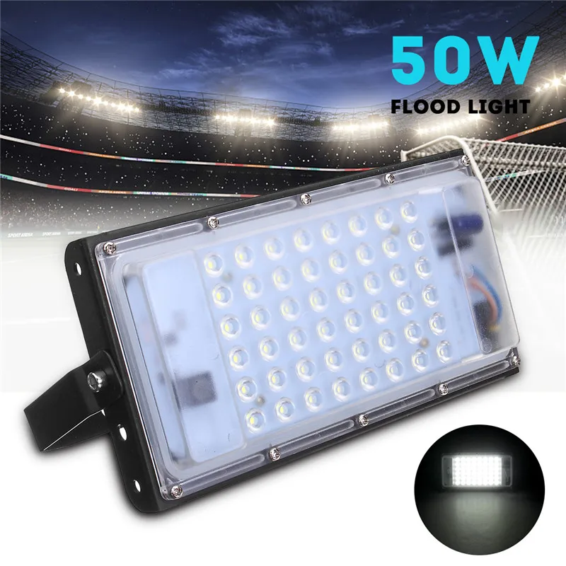 

50W 48 Leds Flood Light IP65 Waterproof White Light Landscape Garden Lamp for Outside House Billboard Or Gymnasium
