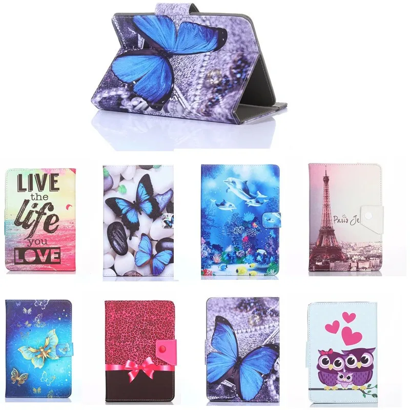 

For Lenovo Tab E10 M10 P10 Cartoon Print Universal Tablet Case for Funda Lenovo Tab E10 10.1 10 inch Tablet PC Stand Cover