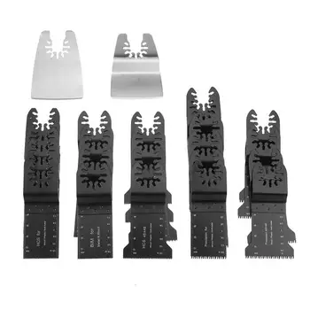 

26pcs Multitool Oscillating Tool Cutting Saw Blade Wood Plastic Edge Scraper Renovator Power Accessories