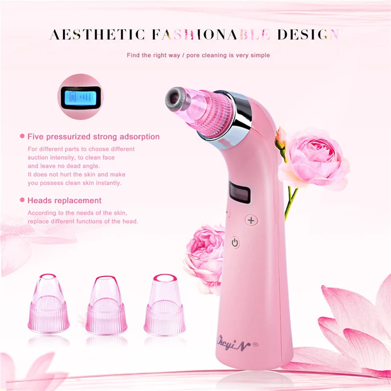 Face Cleaner Acne Black Dot Pimple Blackhead Remover Face Electric Blackhead Vacuum Cleaner Pore Blackhead Skin Care Tool Beauty