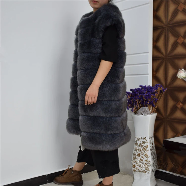 ZADORIN новое зимнее пальто женское меховое плотное теплое пальто с коротким рукавом из искусственного меха Пальто Плюс Размер Длинная тонкая Лисичка Меховая куртка верхняя одежда