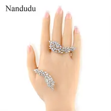 Nandudu encanto brazalete palma puño mano ajustable handlet brazalete mejor partido para el partido mujeres joyería r215