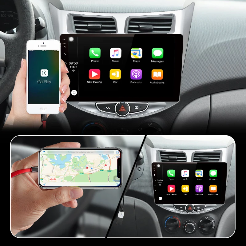 Junsun 4G+ 64G CarPlay DSP Android 8,1 автомобильный Радио Мультимедиа Стерео Аудио плеер gps 2 Din для hyundai Santa Fe 2 2006-2012 без DVD