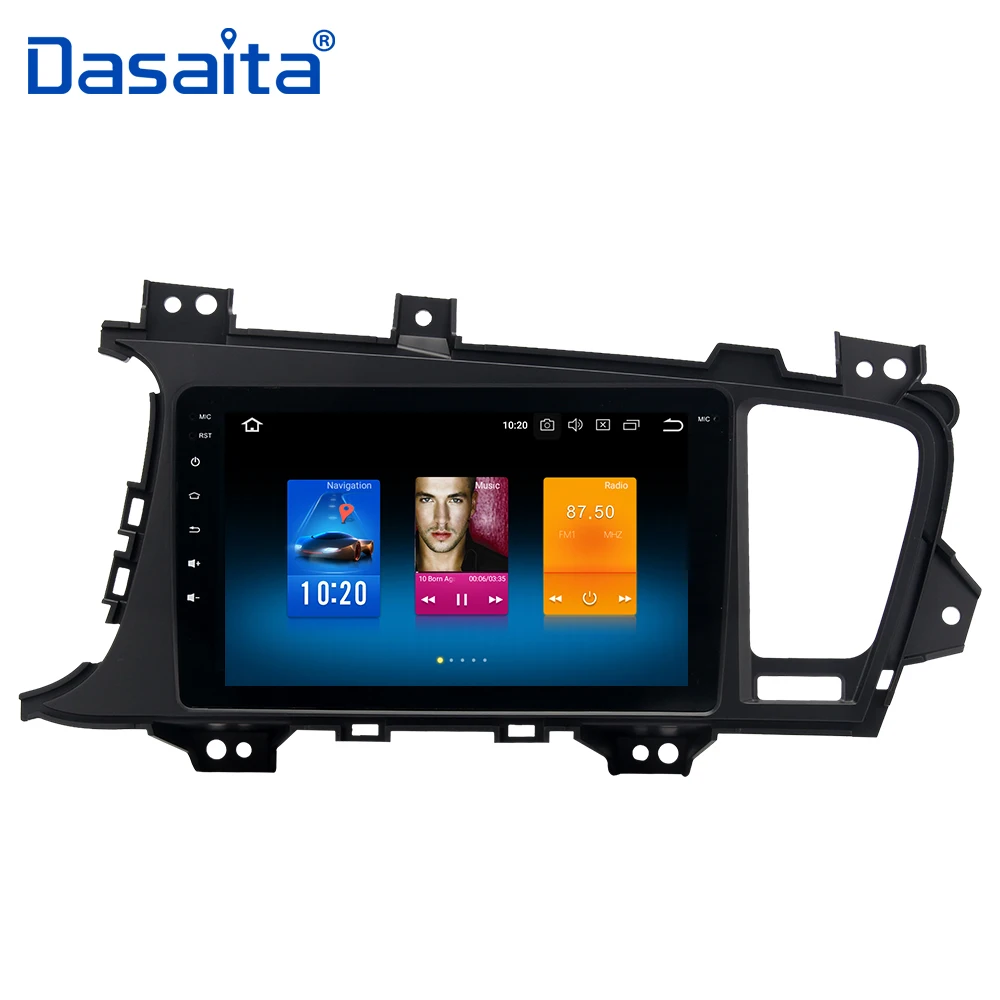 Best 8" HD Digital Screen Built-in GPS Android 9.0  1 din Car Multimedia for Kia K5 Optima Navi 2011 2012 2013 with 4G RAM 32G ROM 1