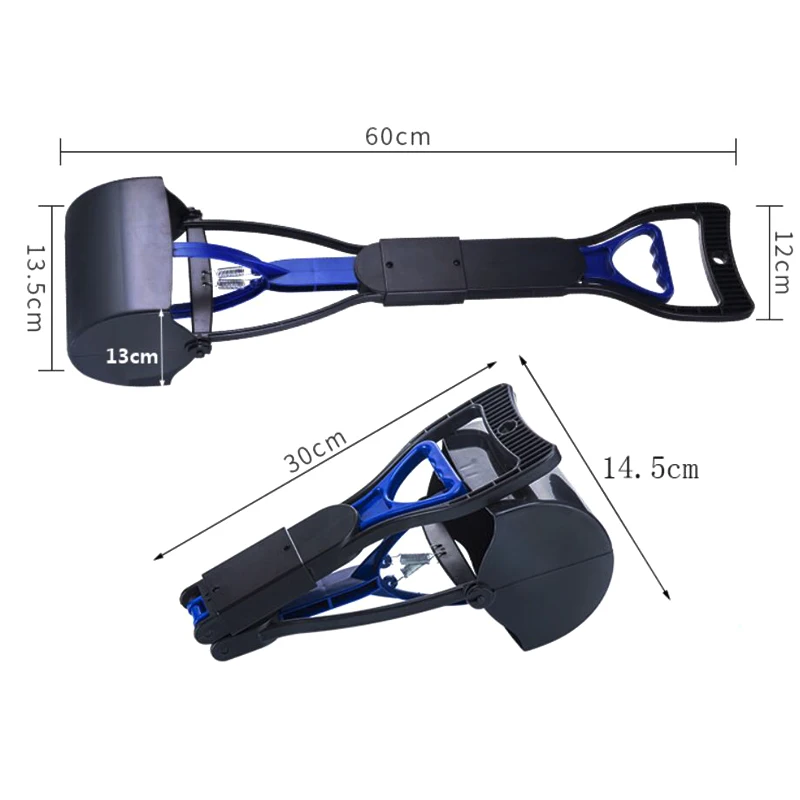 Складная длинная ручка для домашних животных, совок для мусора, лопатка для совок, лопатка для чистки, Одноручные инструменты для уборки, P288