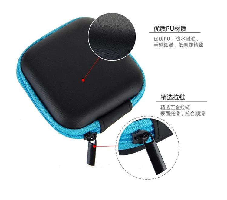 10 pcs lot Random color MINI Clip Holder Clip Dispenser Desk Organizer Bags Headphones Earphone Cable Earbuds Storage Pouch bag