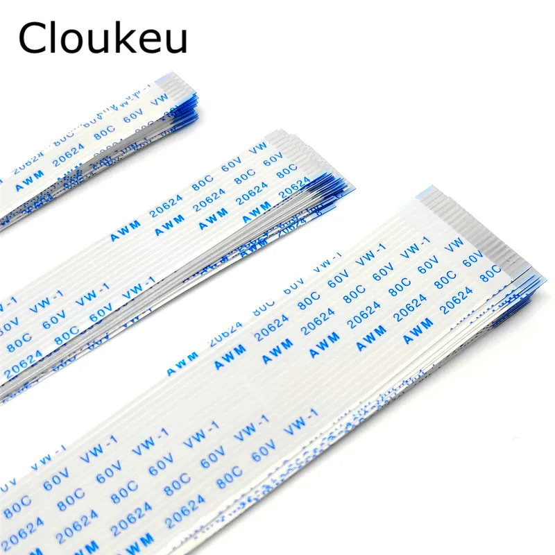 

10Pcs FPC Flexible Flat Cable FFC 1.0MM 500MM A B type interface 4P 5P 6P 8P 10P 11P 12P 14P 16P 18P 20P 22P 24P 26P 30P 50cm