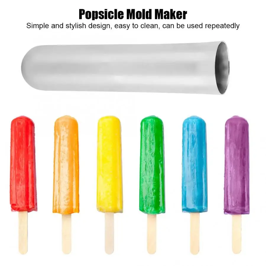 

304 Stainless Steel Ice Cream Mold Popsicle Mold Maker for Home Use DIY Tools
