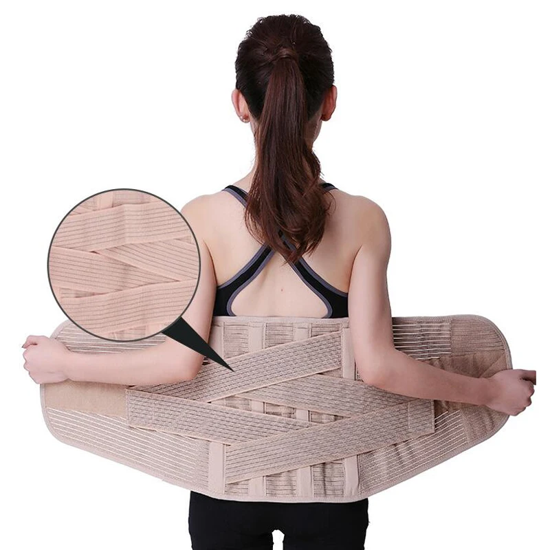 Beste Verbreed Taille Ondersteuning Riem Medische Onderrug Ondersteuning Riem Mannen Vrouwen Wervelkolom Lendensteun Corset Orthopedische Back Brace