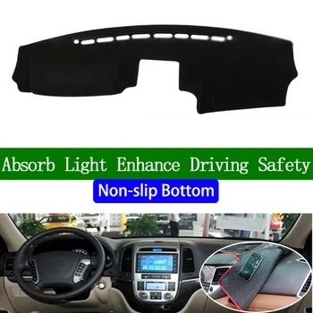 

For Hyundai Santa Fe 2007 2008 2009 2010 2011 2012 Non-slip Bottom Dashboard Cover Decals Car Stickers Interior Car Accessories
