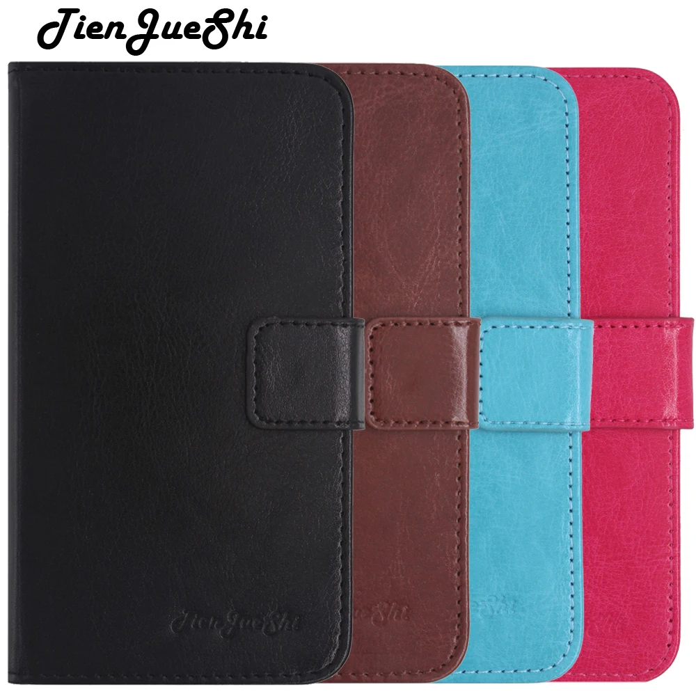 

TienJueShi Flip Colour Book-Stand TPU Silicone Protect Leather Cover Shell Wallet Etui Skin Case For Explay Fresh 5.0 inch