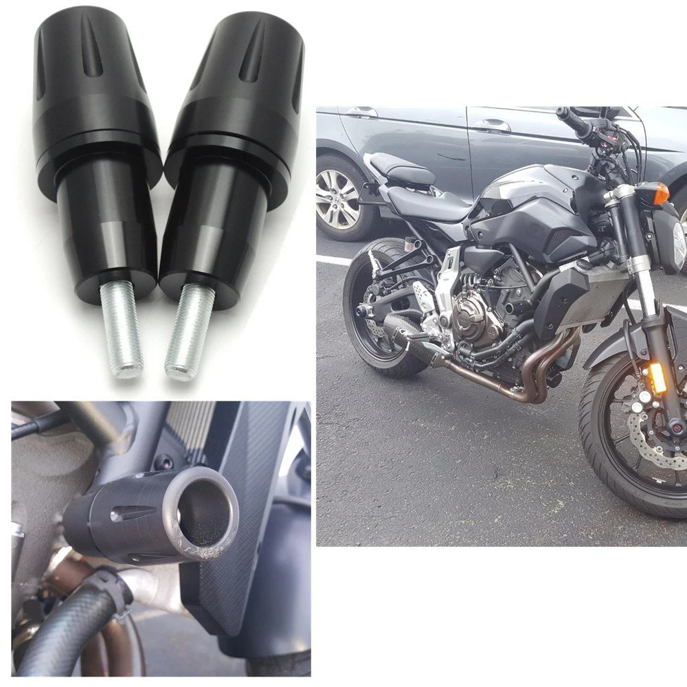 KEMiMOTO For YAMAHA MT 07 MT07 Frame Sliders Falling Protector Crash MT 07 FZ 07 2017