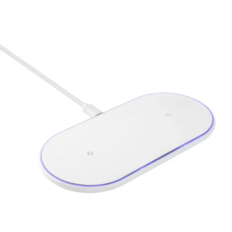 

10W Dual Qi Wireless fast Charger for iPhone X 8 XR XS Samsung S10 S9 Note 10 9 8 7 huewei P30 P30pro phone Charging Pad station