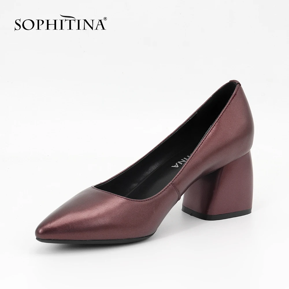 SOPHITINA/Лидер продаж 2019 г. Туфли лодочки на все сезоны. Классические женские туфли