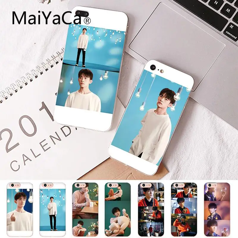 

MaiYaCa Jackson Yi Yi yang qianxi Transparent Soft Shell Phone Case For Apple iphone 7 7plus X 8 8plus 6s 6 6plus XS XR XSMAX