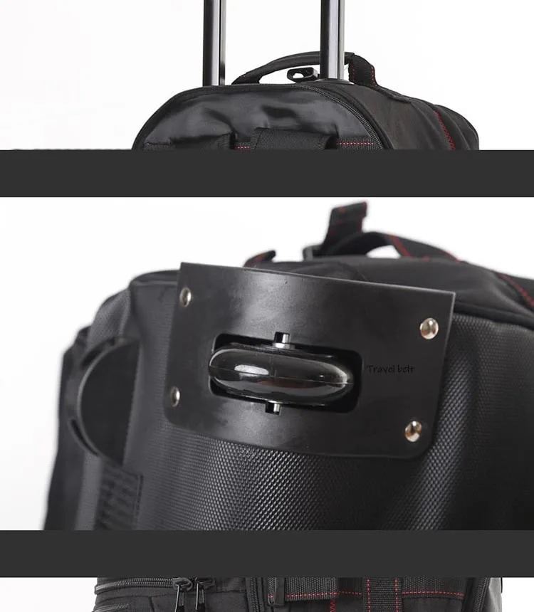 Водонепроницаемый открытый большой объем интернат дорожные сумки колеса 20 дюймов бренд сумки на колёсиках