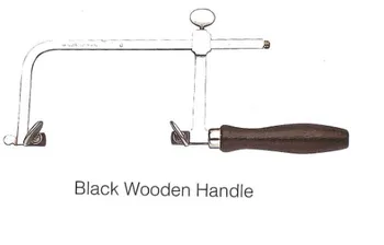 

Jewelry Adjustable Saw Bow Saw frame with black wooden handle