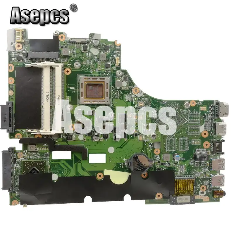 Asepcs X550ZA Материнская плата ноутбука для ASUS X550ZA X550ZE X550Z X550 K550Z X555Z VM590Z тест оригинальная материнская плата A10-7400P LVDS GM