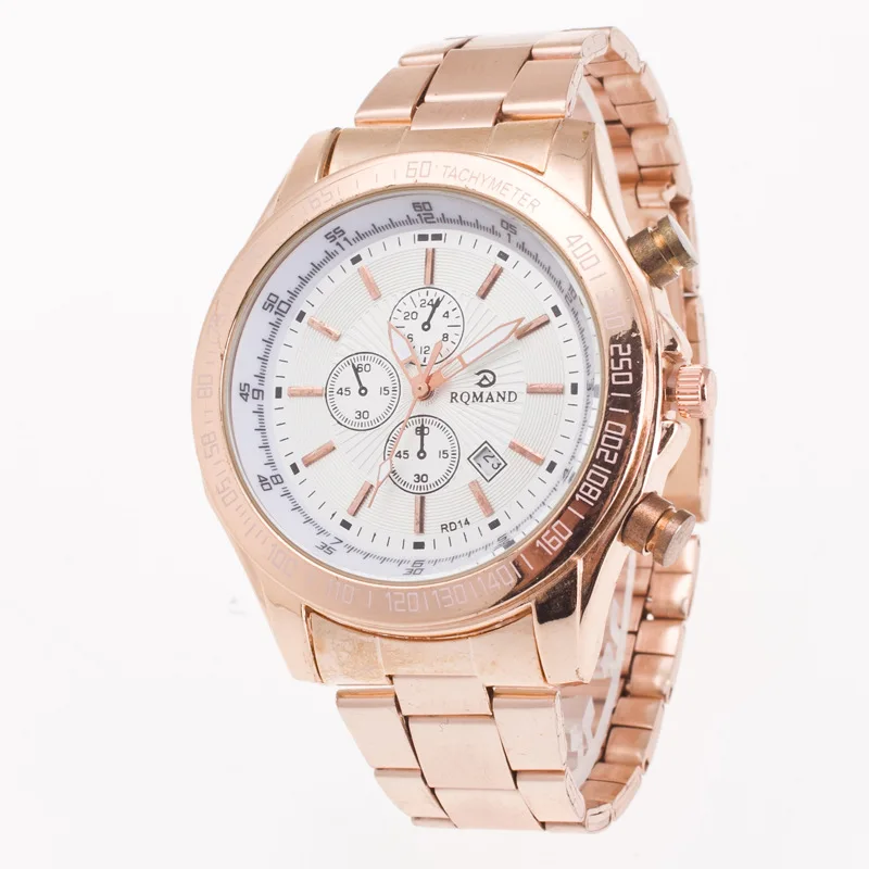 mens rose gold watch