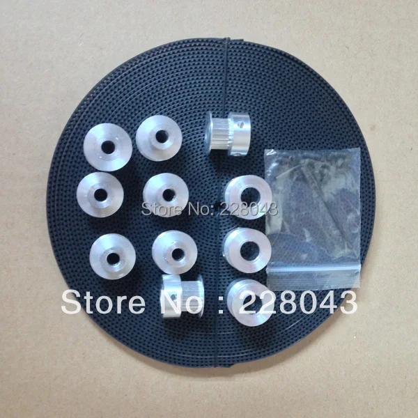 10 M cinto gt2, 5 pcs gt2 polia 20 dentes 5 mm furo e 5 pcs 2gt2 polia 20 dentes 8 mm bore