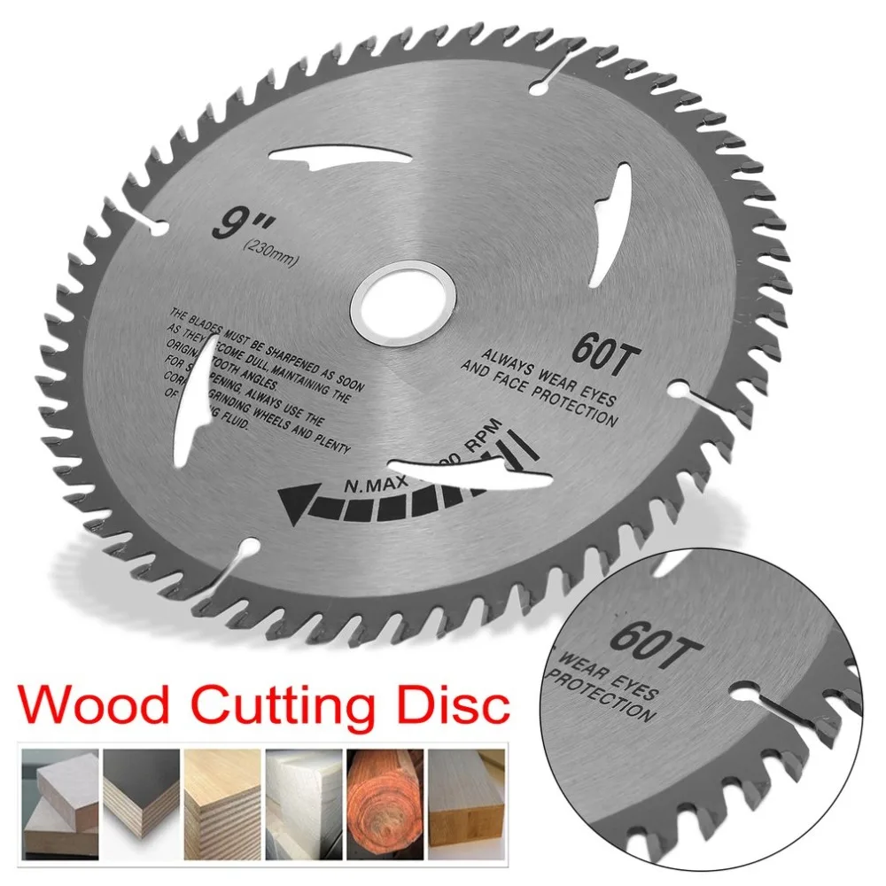

Alloy Steel Diamond Cutting Blades 60T TCT Wood Cutting Disc Circular Saw Blades For Tiles Ceramic Wood Power Tool Accessories