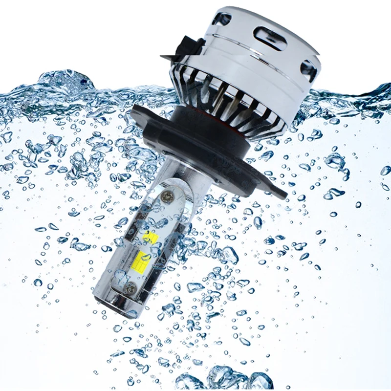 

2pcs Car Headlight Bulbs LED 6500K 12V H7 LED high temperature resistant chip Two-sided LED lamp beads signal lamp Lights