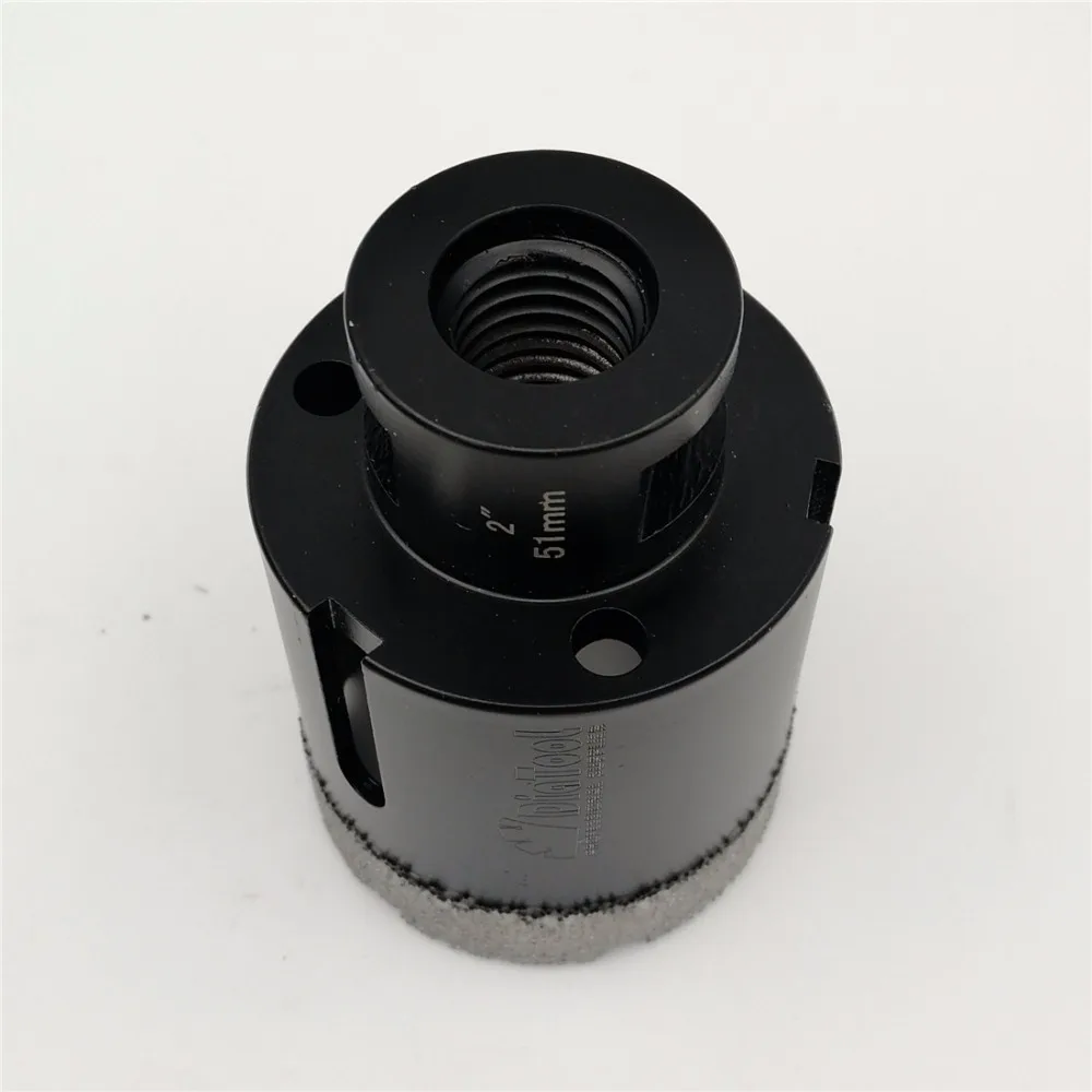 Diameter 51mm (2") Vacuum brazed diamond drill bits drilling core bits 5/8-11 thread for grantie marble tile ceramic