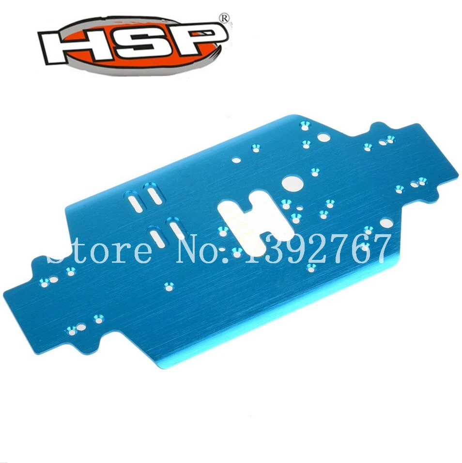 HSP 86001 Blue Aluminum Chassis For HSP 1/16 Scale RC Model Car Spare Parts
