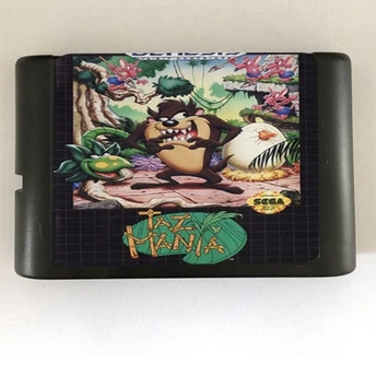 Высококачественный 16 битный игровой картридж Sega MD для системы Megadrive Genesis Taz Mania|taz