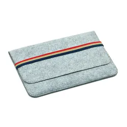 Ultra - Light Wool Felt Tablet Sleeve Pouch Cover (Gray)