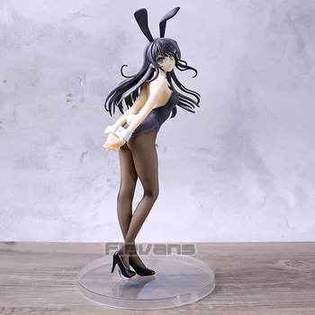 

Seishun Buta Yarou Wa Bunny Sakurajima Mai Bunny Girl Sexy Figure Collectible PVC Model Toy Doll