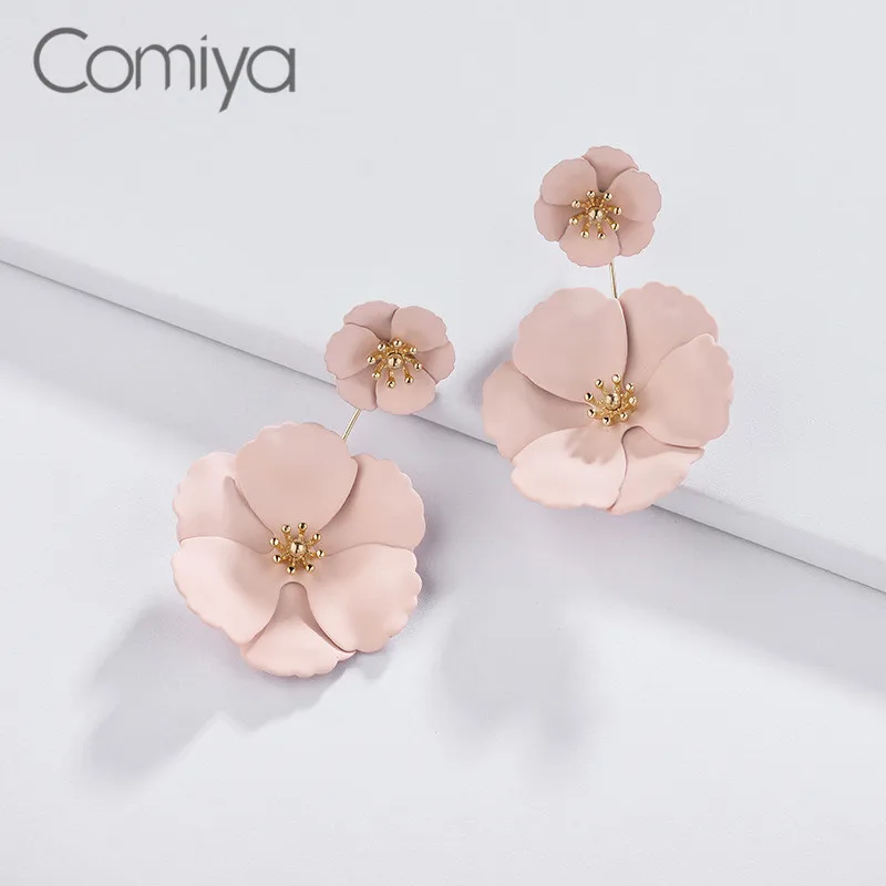 Женские серьги капельки Comiya элегантные винтажные пластиковые ручной работы с