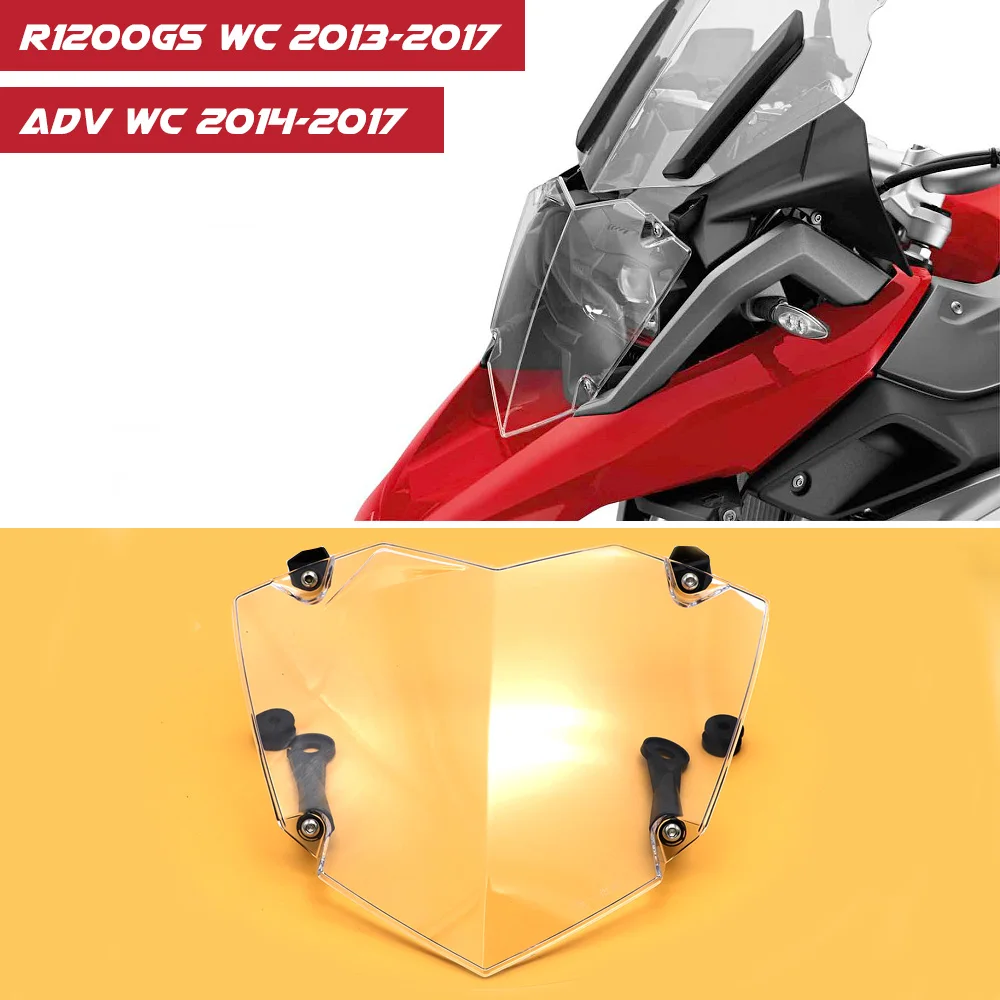

For BMW R1200GS R 1200 GS ADV Front Headlight Guard Cover Lens Protector Adventure Motorcycle Accessories WC 2013-2017