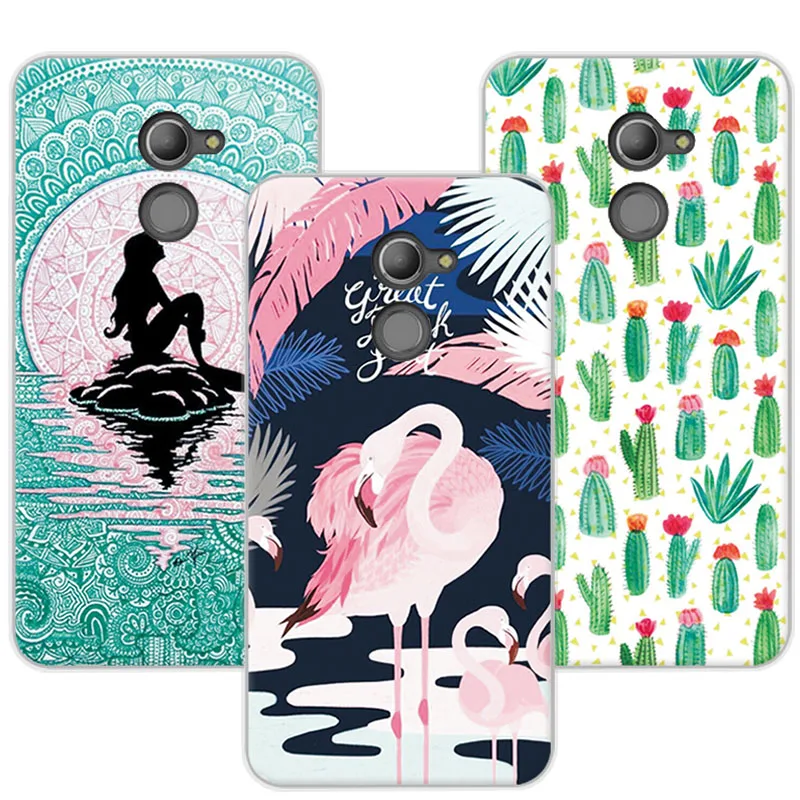 

For Vodafone Smart N8 5.0" Case Cover Mermaid Case Painting Soft Silicone Phone Case Vodafone Smart N8 VFD N8 Coque Capa Gift