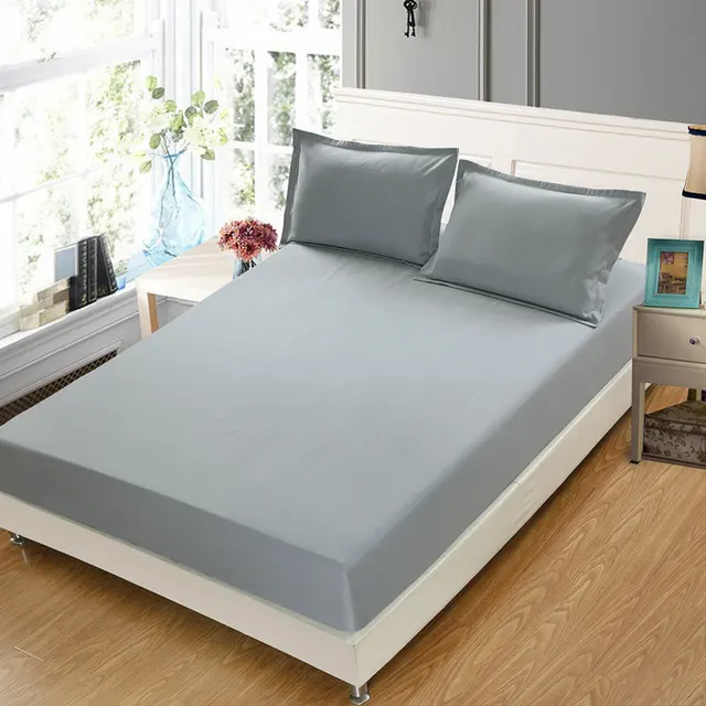 Aliexpress Buy Futon 1Pcs Deep 28cm Solid Color Fitted Sheet