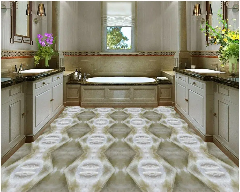 3D wallpaper floor for living room Custom Photo self adhesive 3D floor