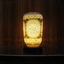 Цзиндэчжэнь китайского фарфора Керамика настольная лампа старинные декоративные прикроватные гостиная свадьба настольная лампа