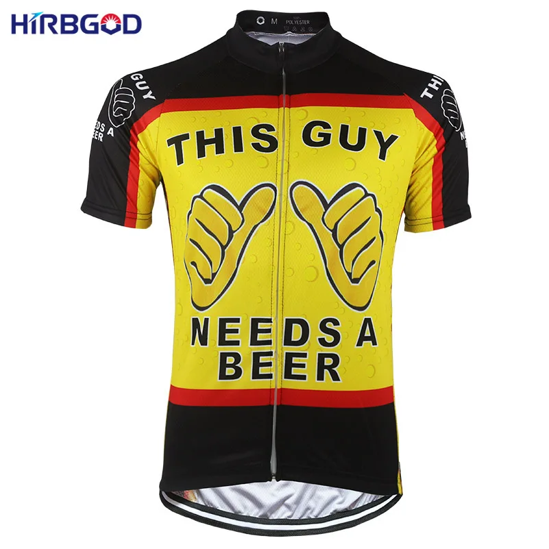 Prix pour HIRBGOD Ce type a besoin d'une bière vélo jersey hommes d'été à manches courtes vélo vêtements respirant vtt vélo clothing maillot, HI104 Prix pour HIRBGOD Ce type a besoin d'une bière vélo jersey hommes d'été à manches courtes vélo vêtements respirant vtt vélo clothing maillot, HI104