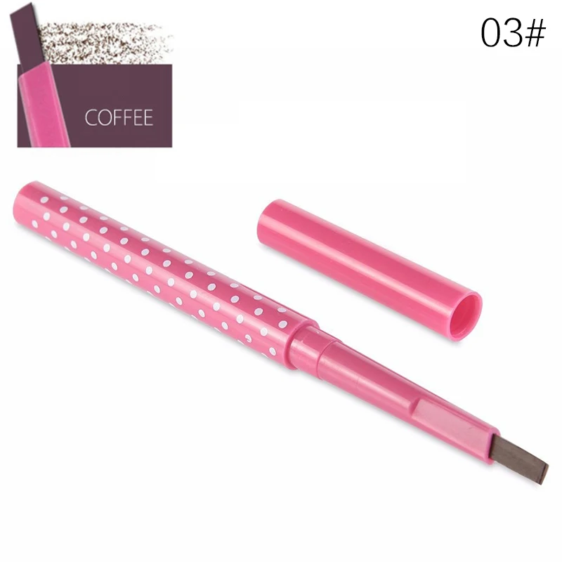 5 цветов натуральный Водонепроницаемый карандаш для бровей автоматический поворотный дизайн карандаш для бровей, Для женщин Красота, для макияжа глаз инструмент Косметика TSLM2
