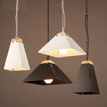 

Loft Style Retro Wood Iron Droplight Edison Pendant Light Fixtures For Dining Room Hanging Lamp Vintage Industrial Lighting