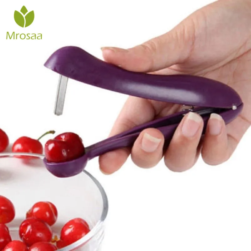 

Stainless Steel Handheld Cherry Pitter Fruit Olive Core Remover Kitchen Tool Fruit gadget fruit cutter Jam, fruit pie, tools