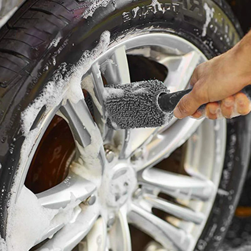 Baynne Car Truck Motorcycle Bicycle Washing Cleaning Tool Wheel Tire Rim Scrub Brush