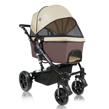 

Large Pet Trolley High End Fashion High Quality Foldable Big Space Outdoor Travel Easy To Fold Dog Trolley Pet Supplies