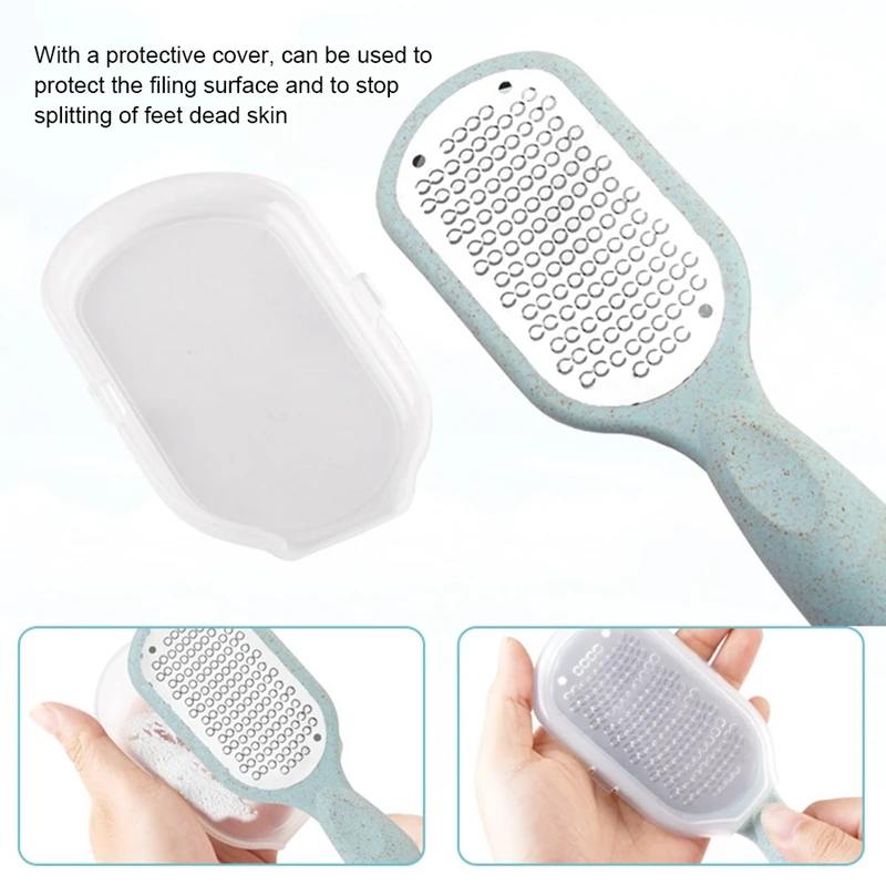 3 Pc Foot File Pedicure Foot Rasp File Scrubber Grater Dry Rough Dead Skin Callus Remover Pedicure Nail Care Tool Foot Scrub