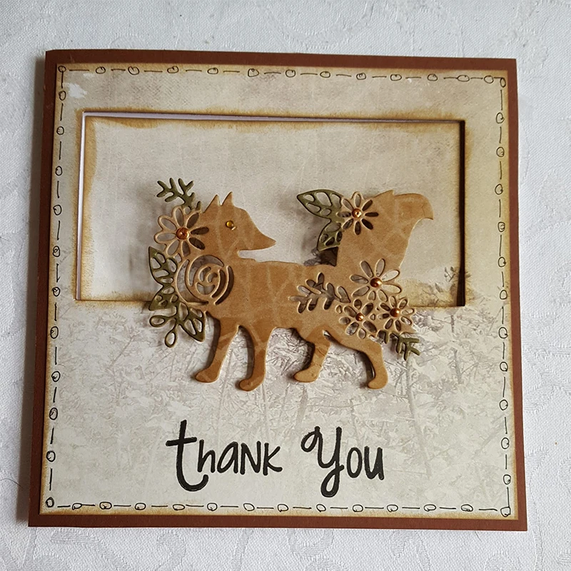 

Cute Dog Sihouette Metal Cutting Dies Stencils for DIY Scrapbooking Photo Album Decorative Embossing Paper Card Crafts Die Cut