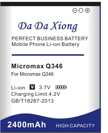 Аккумулятор Da Xiong 2400 мАч Micromax Q346 Для Q346|battery for|battery for micromaxmicromax battery |