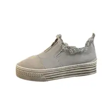 Fashion Hot Selling High quality Female Women Canvas Flats Shoes Slip On Comfort Shoes Flat Shoes Loafers Flat Shoes Loafers
