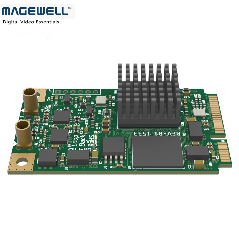 Magewell Pro capture mini SDI одноканальная HD карта захвата SD/HD/3G Обратная связь: обратная
